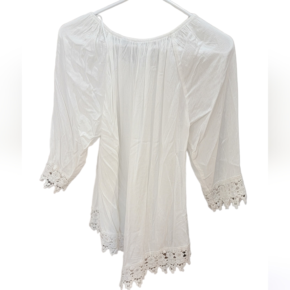 NOTATIONS Medium Ruffled Blouse - Picture 3 of 8